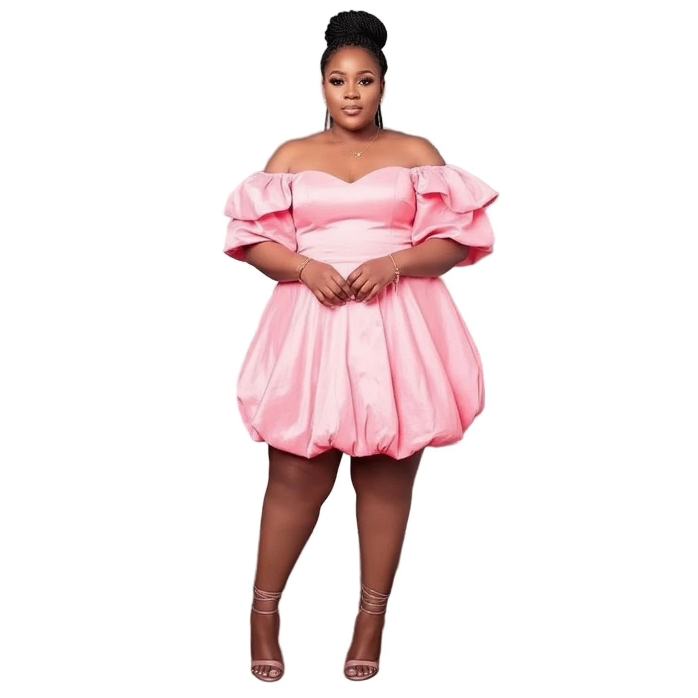 Plus Size Ruffle Bubbles Dress - Image 3