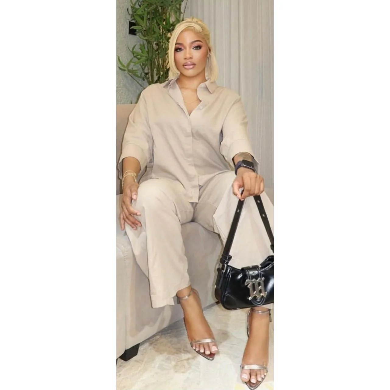 Plus Size Shirt And Pants Set - Image 3