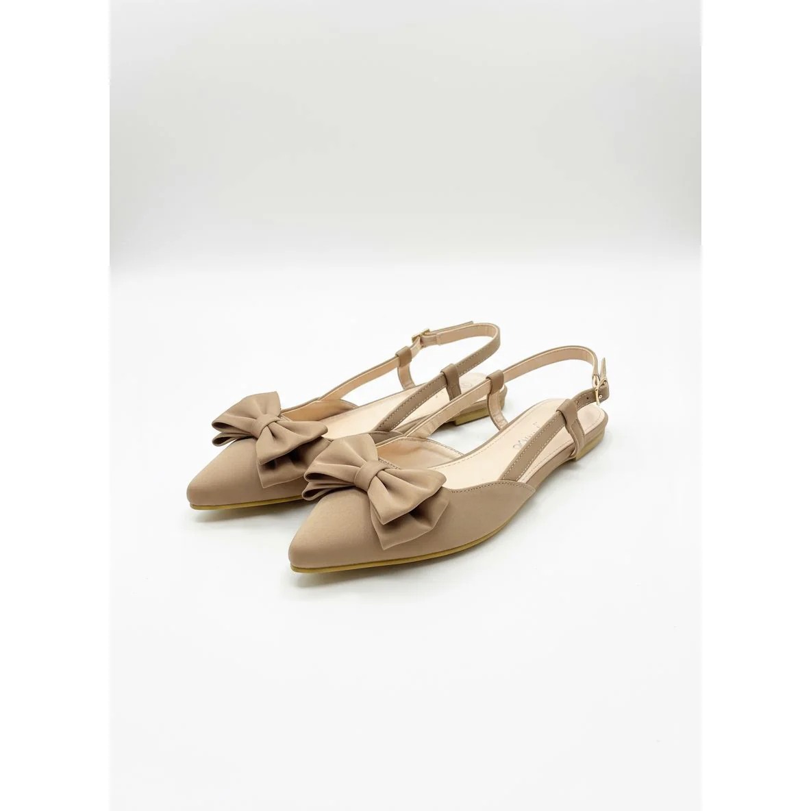 Pointed Toe Bowknot Decor Comfortable Kitten Heel Pumps For Women - Image 3