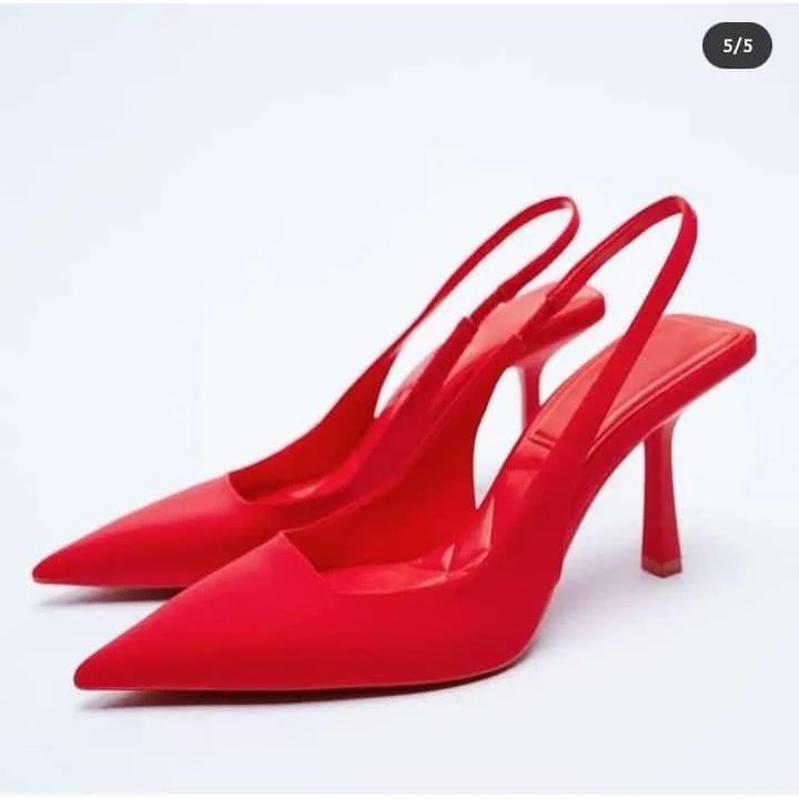 Pointed Toe Short Heel Mules - Image 3