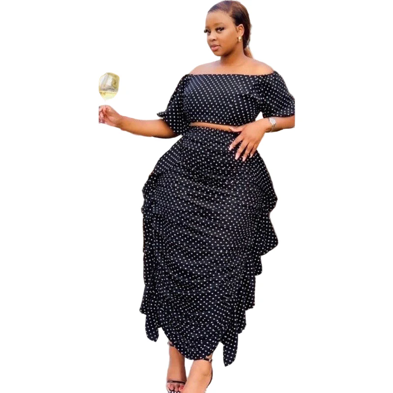 Polka Dot Skirt and Top Set - Image 5