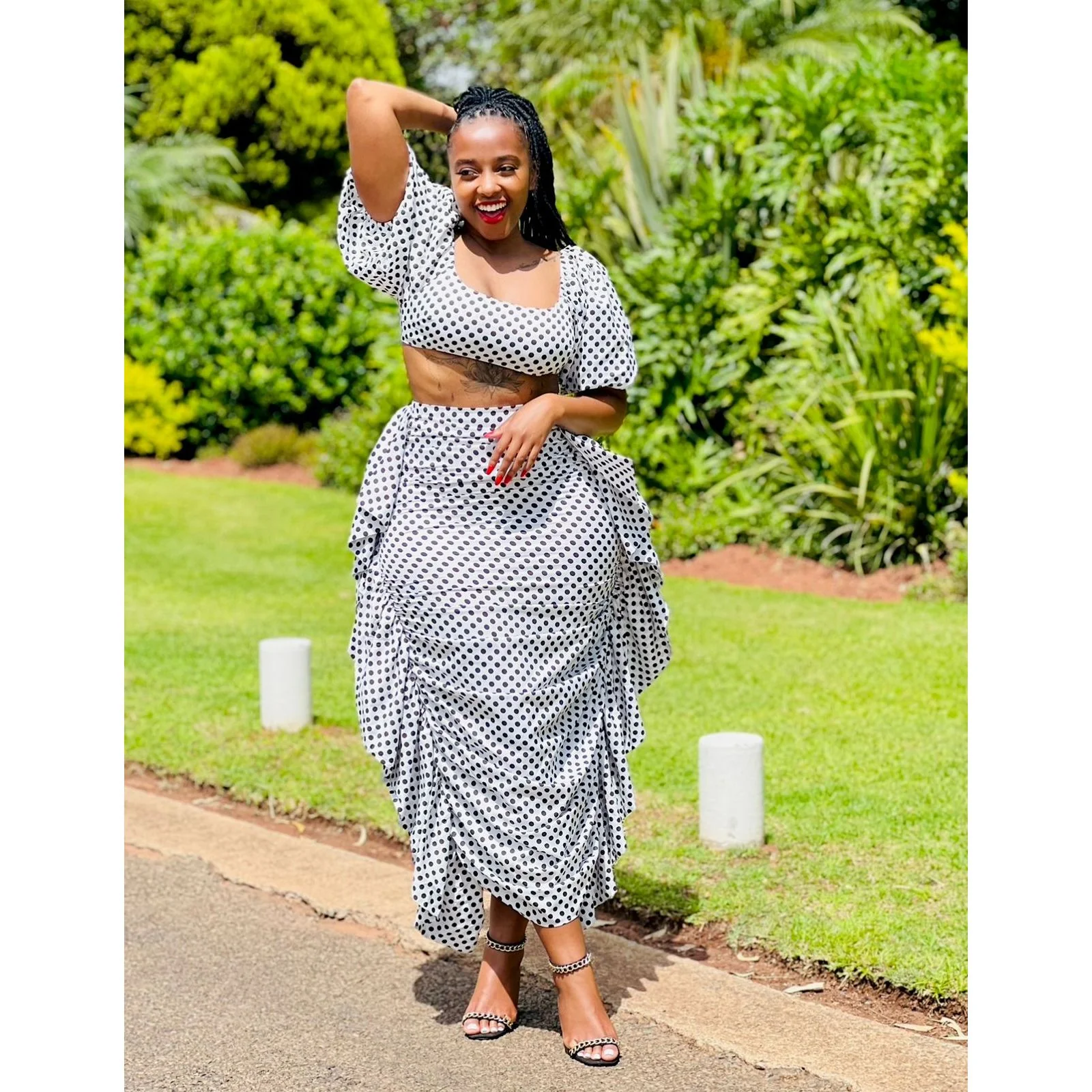 Polka Dot Skirt and Top Set - Image 6