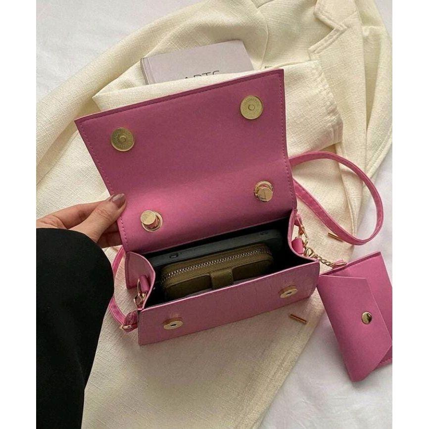 Portable Crossbody Flap Handbag - Image 3