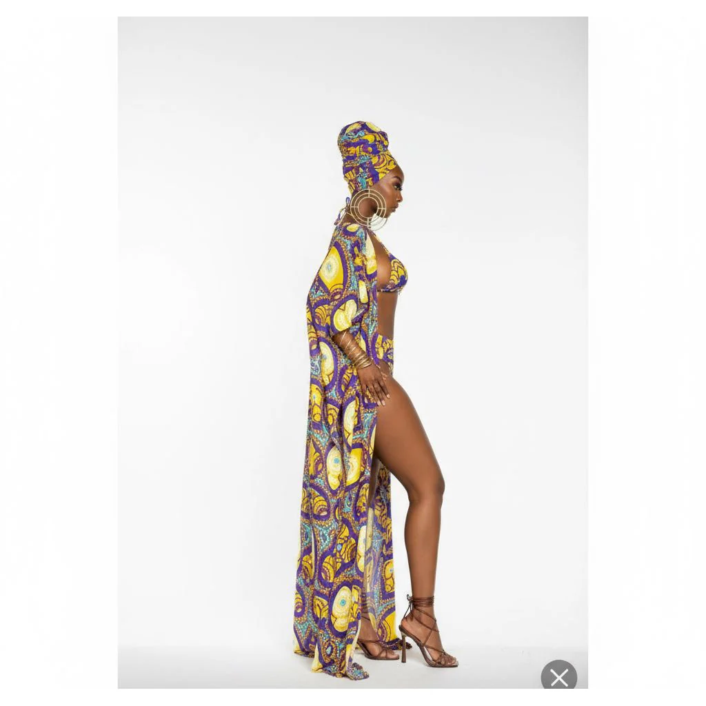 Print 3 piece Bikini Set - Image 3