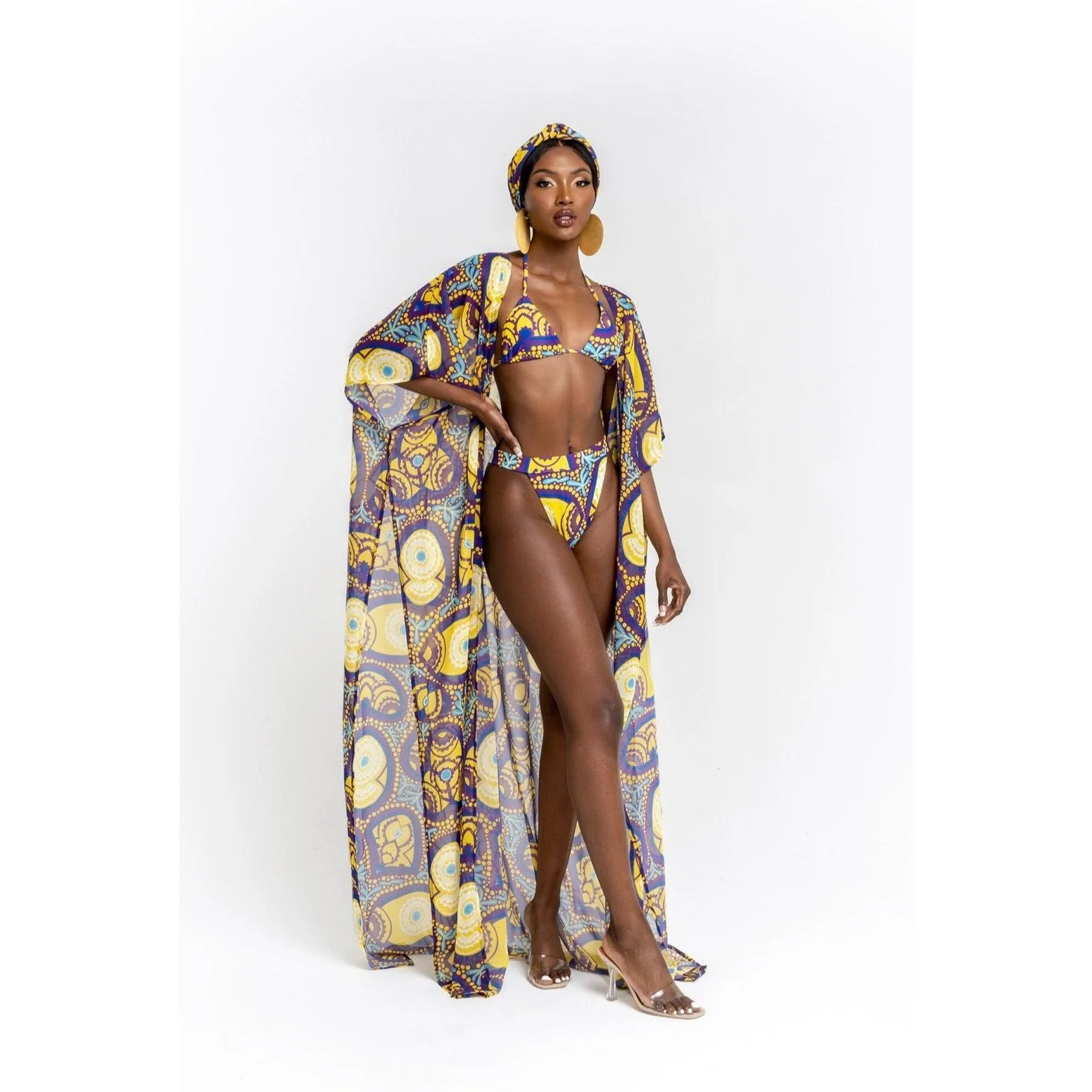 Print 3 piece Bikini Set - Image 4