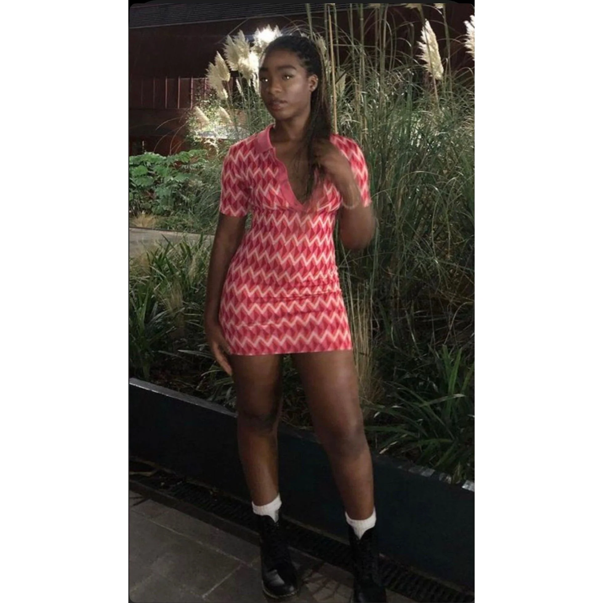 Print Midi Golf Dress - Image 5