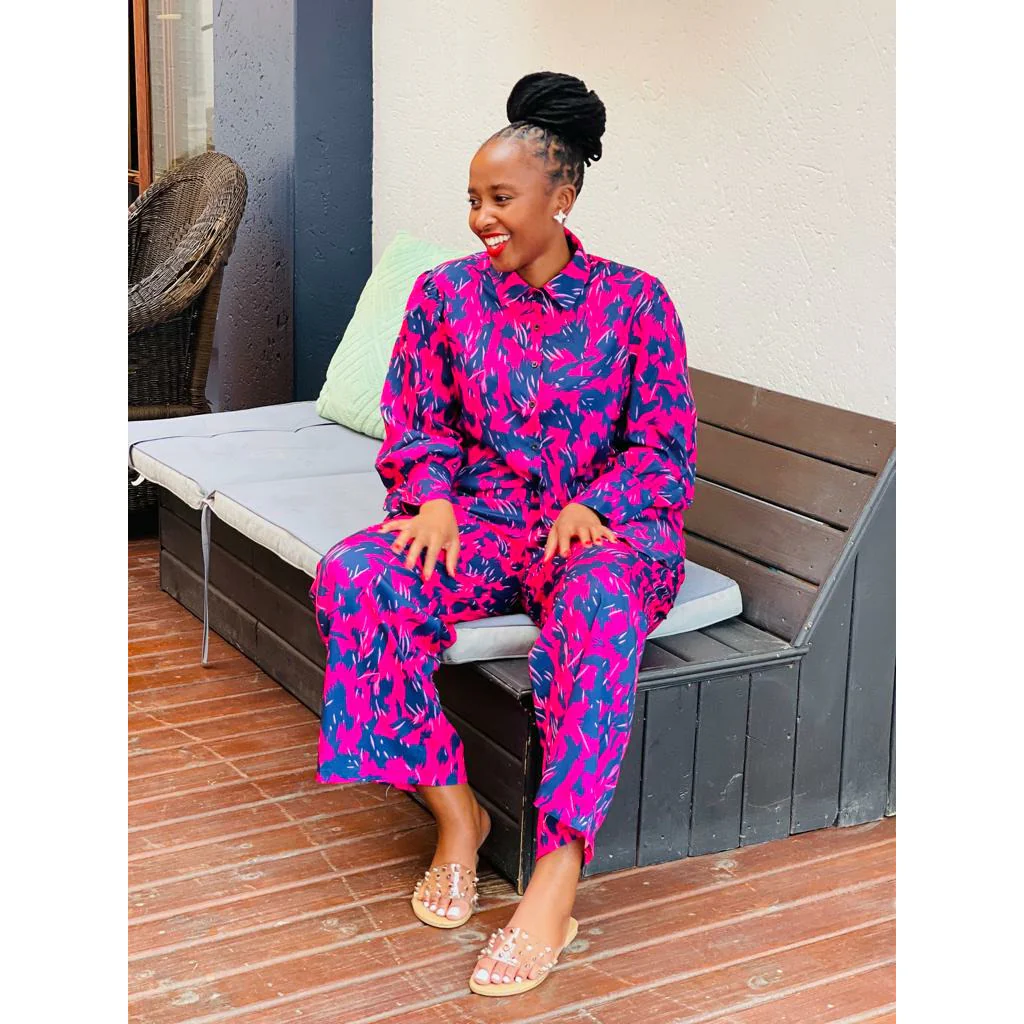 Print Shirt And Pants Twin Set - Image 2