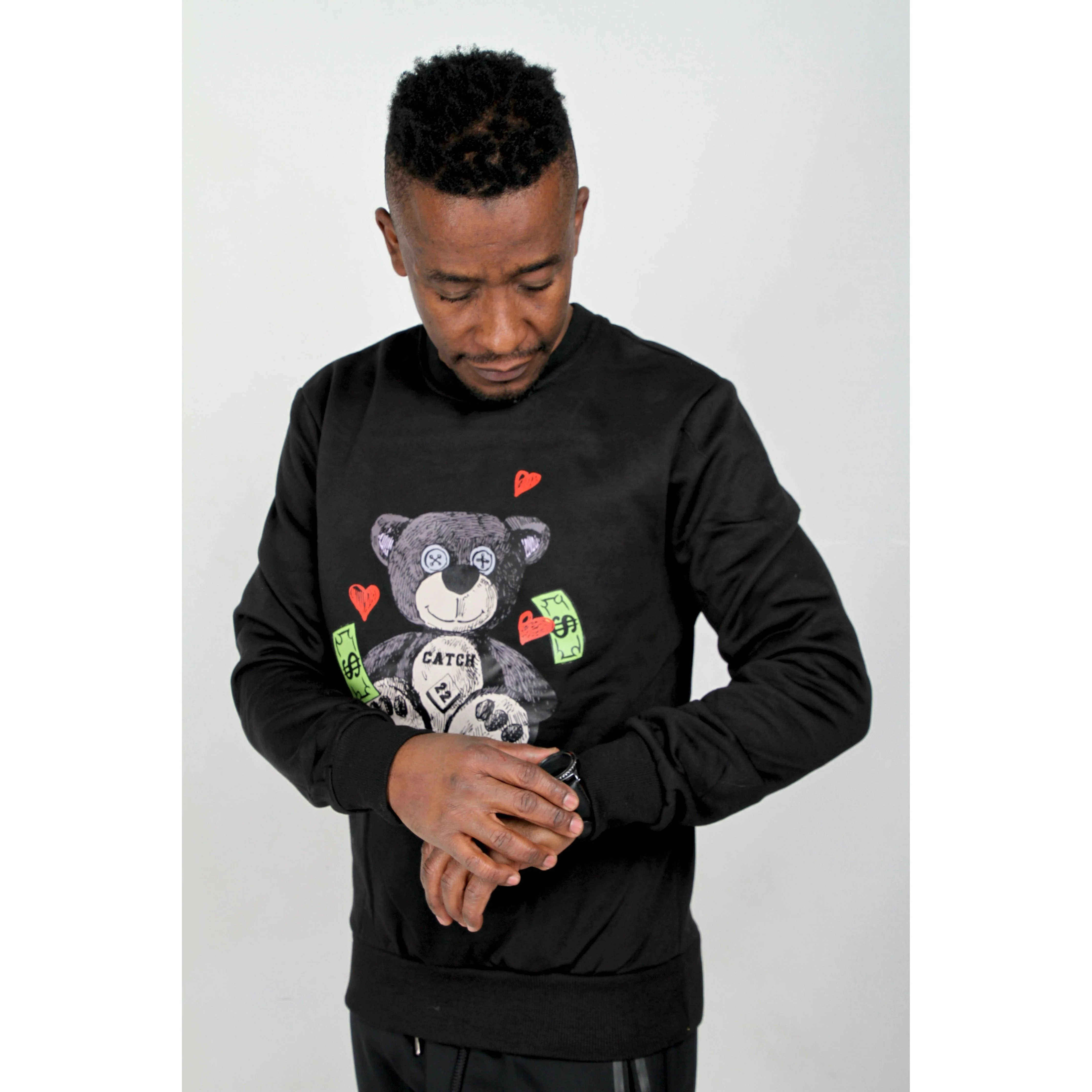 Print Sweater Men's Top - Image 3