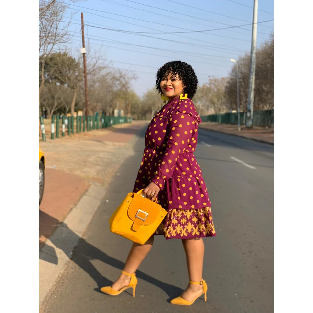 Print Vintage Dress  - Image 4