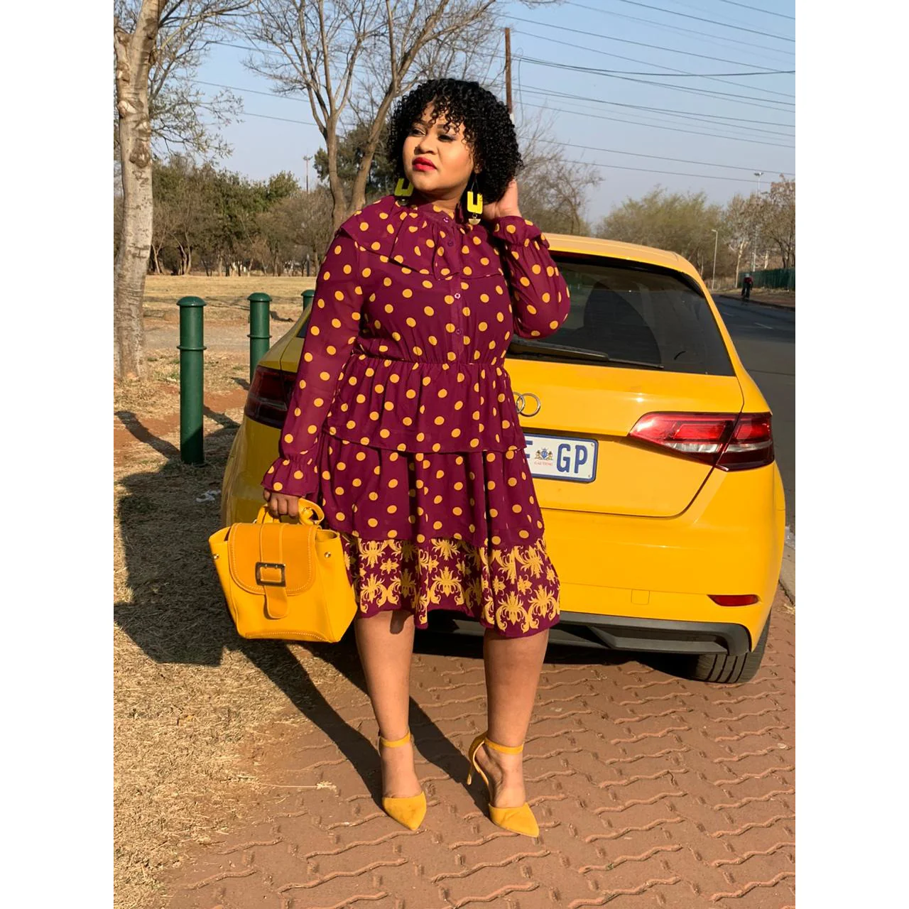 Print Vintage Dress  - Image 6