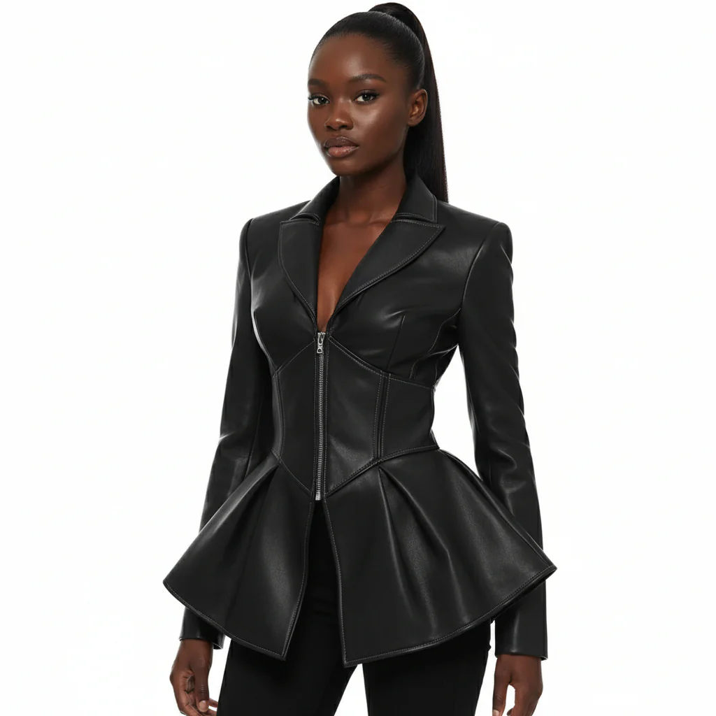 Publem Zipper Faux Jacket  - Image 2