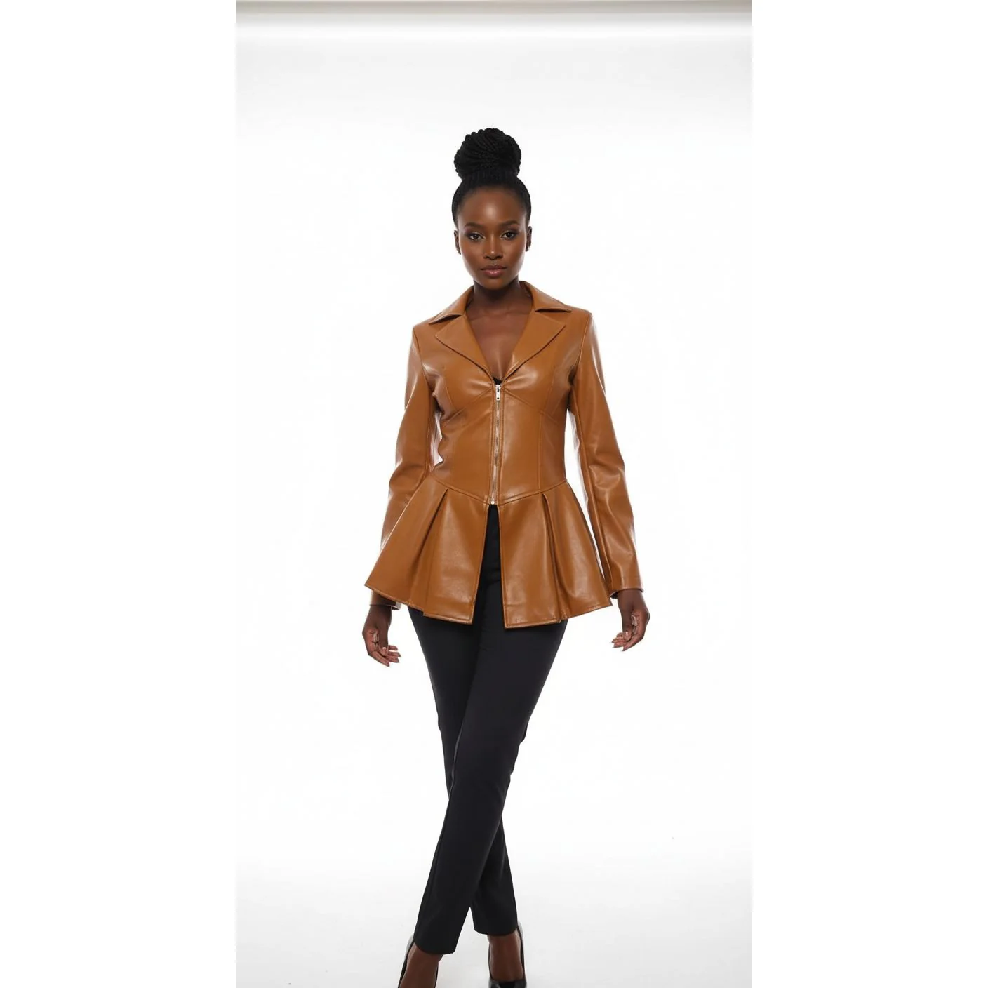 Publem Zipper Faux Jacket  - Image 3