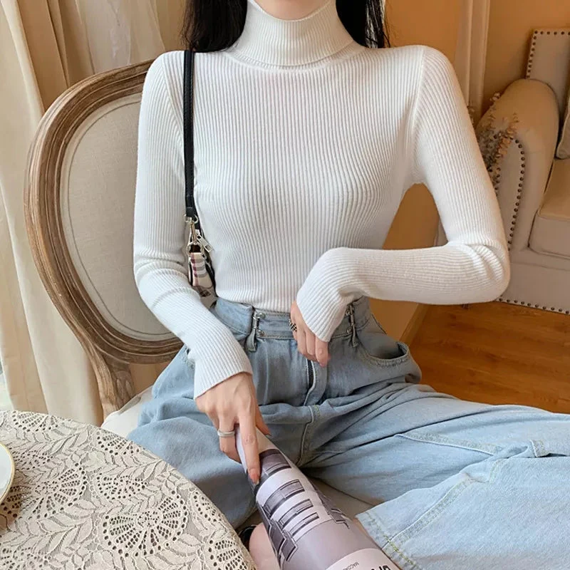 Pullover Turtleneck Light Sweater Poloneck - Image 2