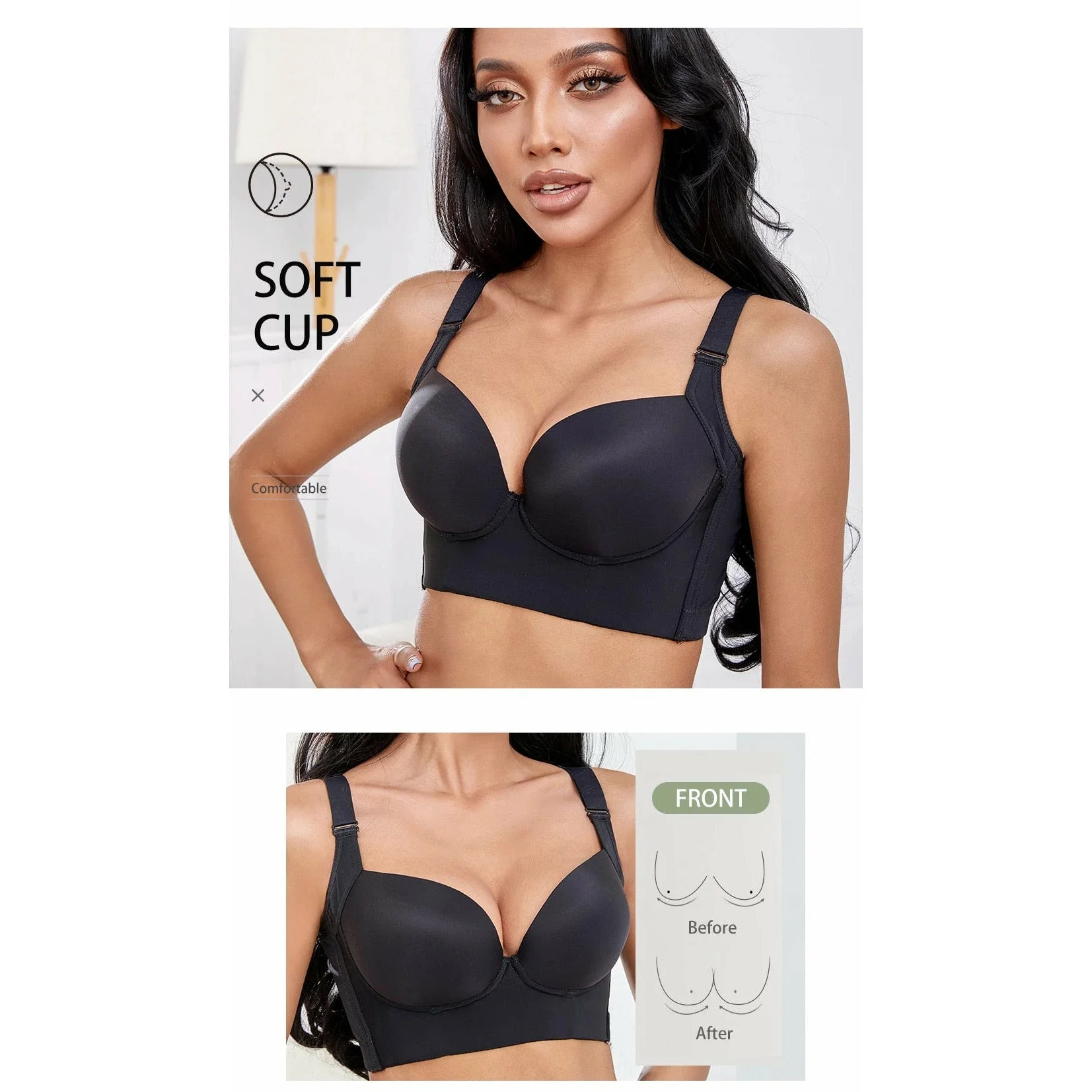 Push-up bras with full back coverage - Image 10