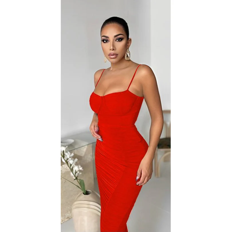 Sleeveless Elegant corset Dress - Image 4
