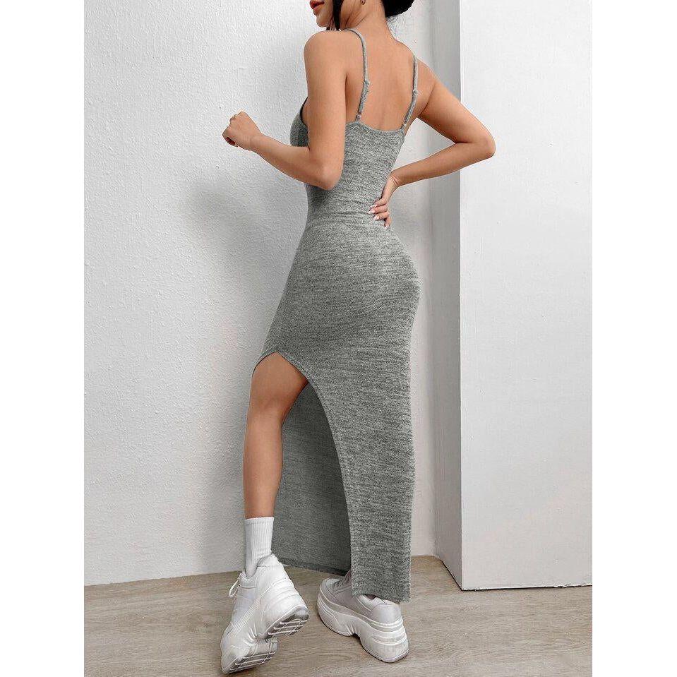 Side Slit Sexy Sleeveless Dress - Image 10
