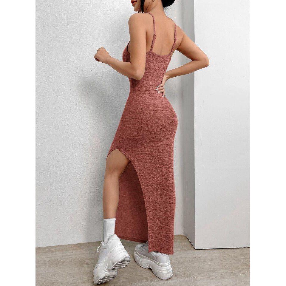 Side Slit Sexy Sleeveless Dress - Image 20