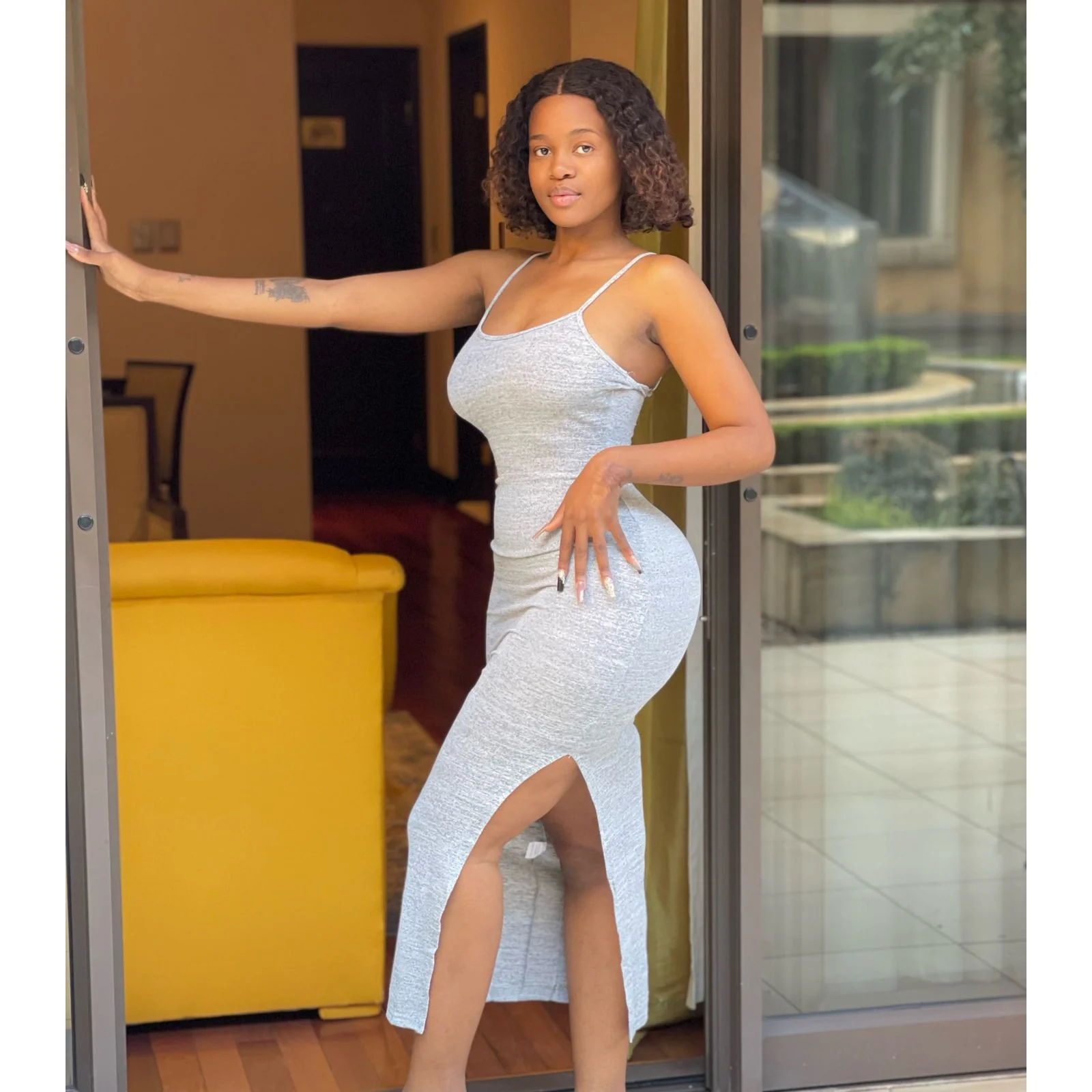 Side Slit Sexy Sleeveless Dress - Image 24