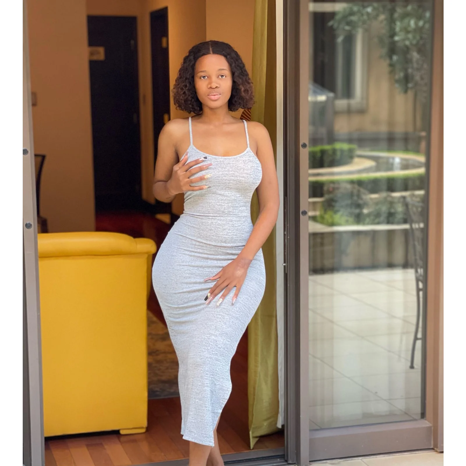 Side Slit Sexy Sleeveless Dress - Image 25