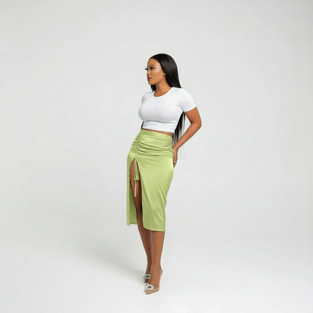 Sexy Split Up Skirt - Image 4