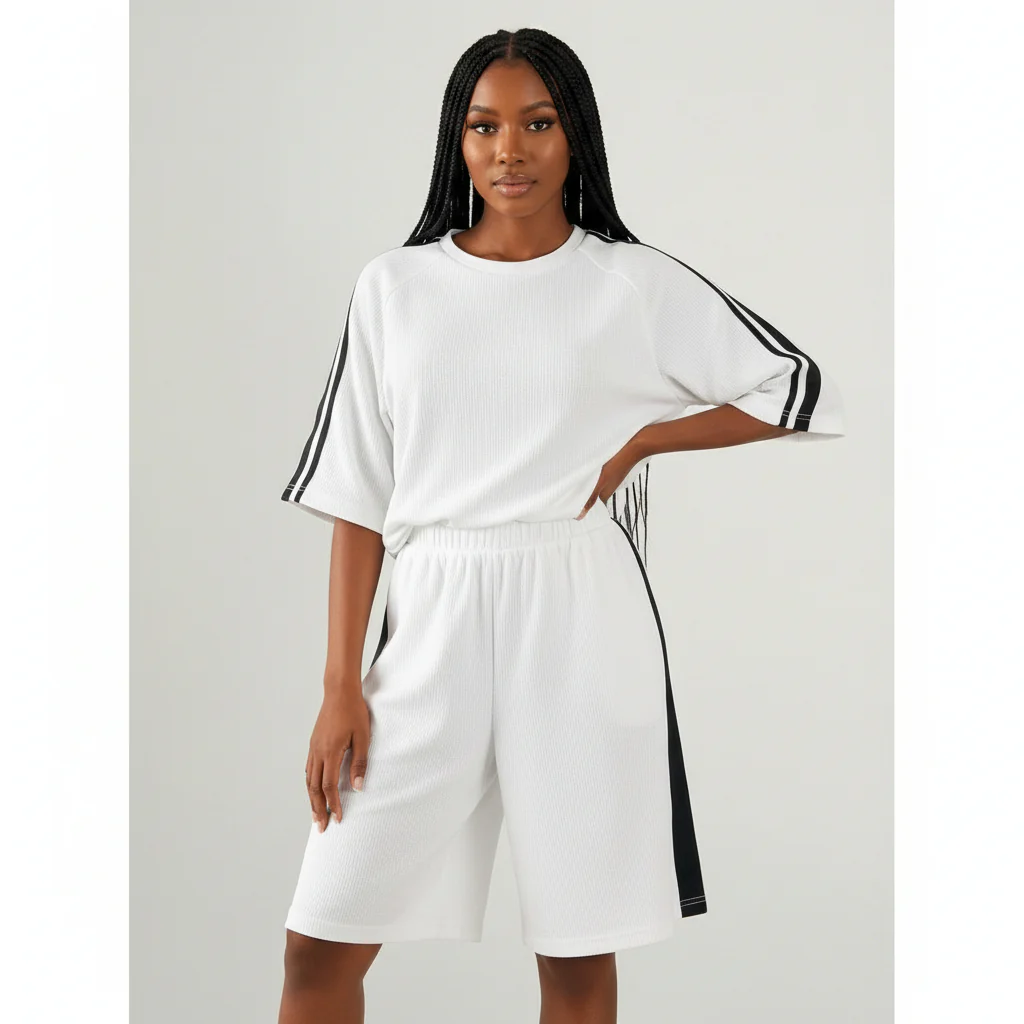 Rapper Loose-Fit 2pcs T-Shirt And Shorts Set - Image 2