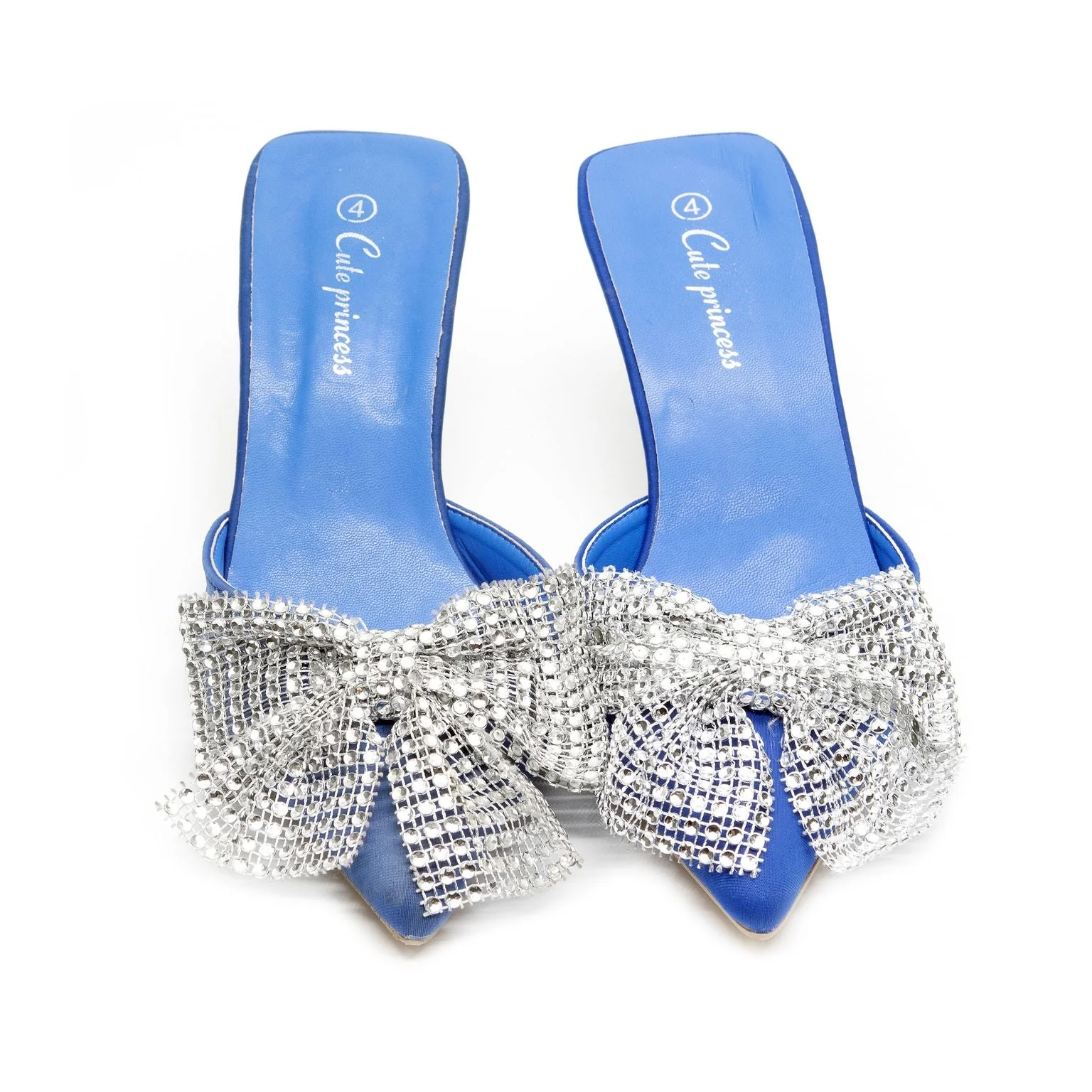 Rhinestone Bow-Knot Short Heel - Image 13
