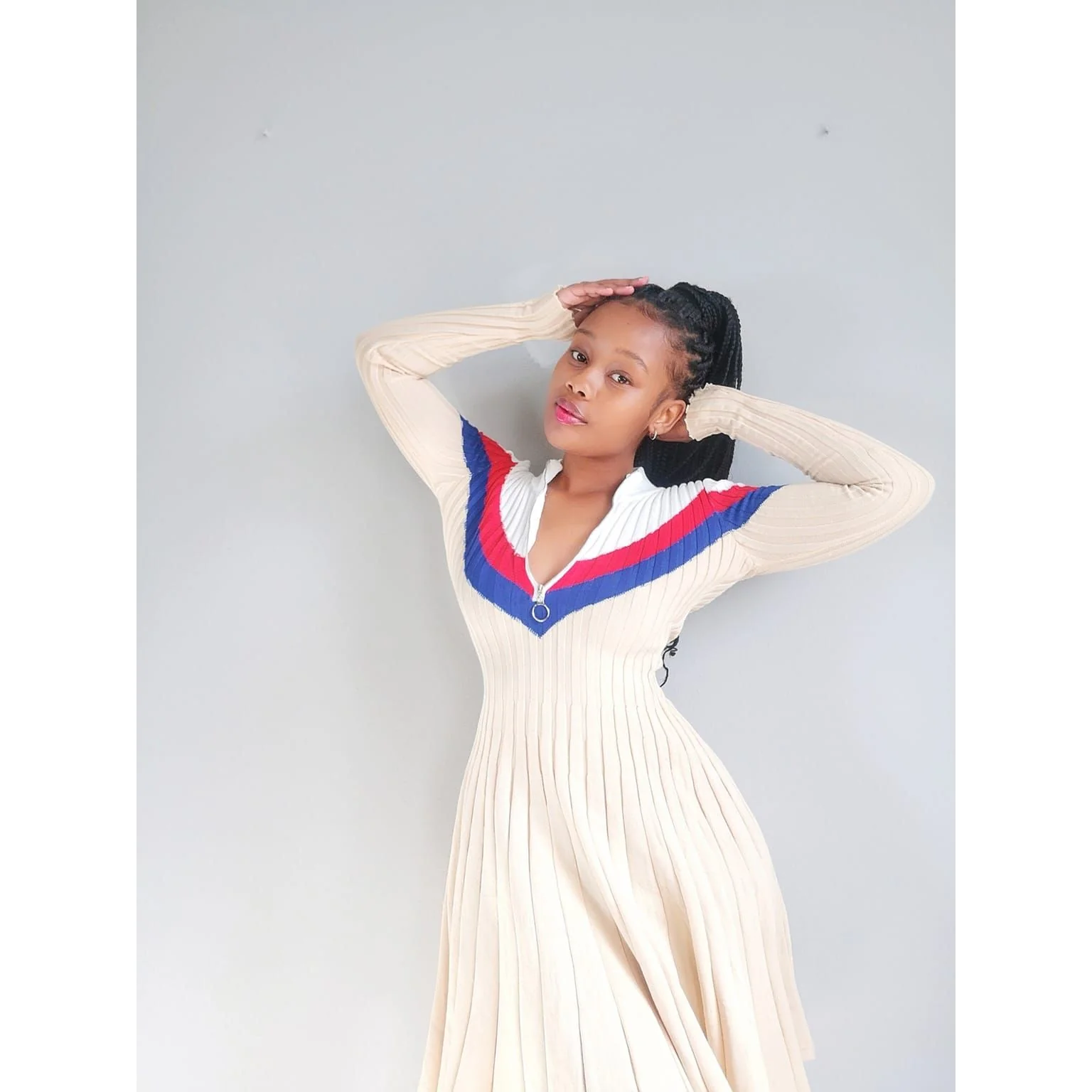 Ribbed Sweater Dress - Image 15