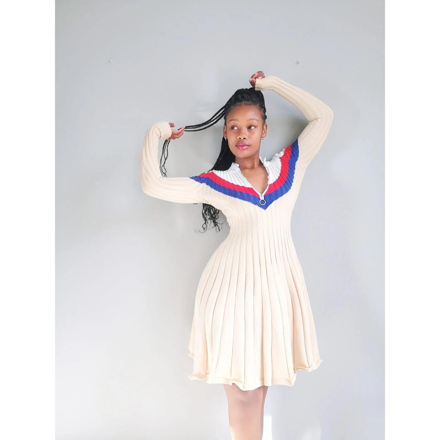 Ribbed Sweater Dress - Image 17