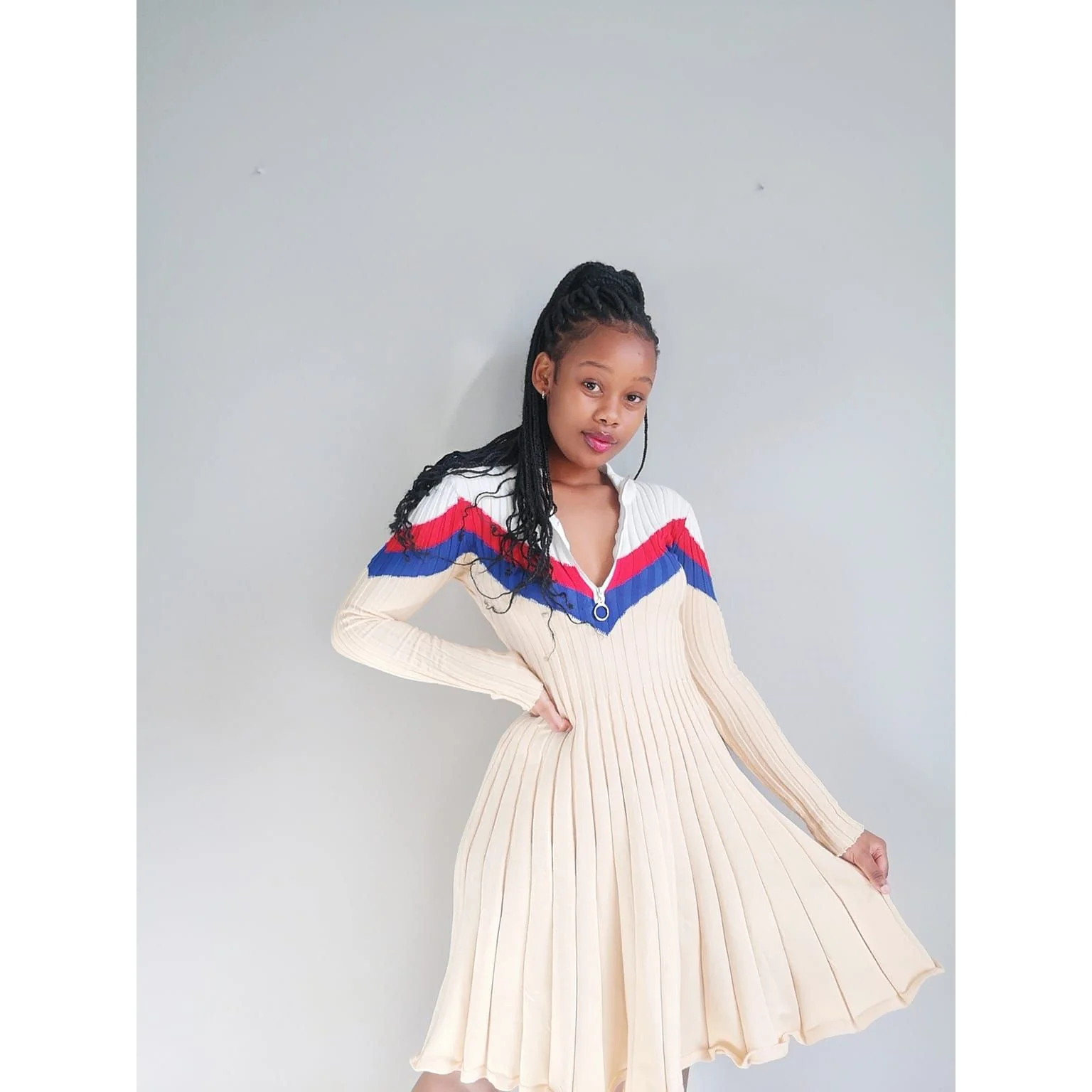 Ribbed Sweater Dress - Image 18