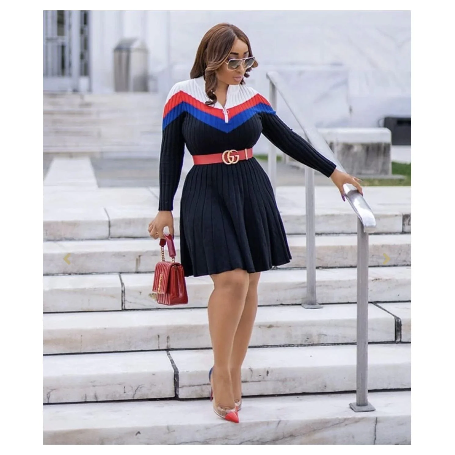 Ribbed Sweater Dress - Image 7
