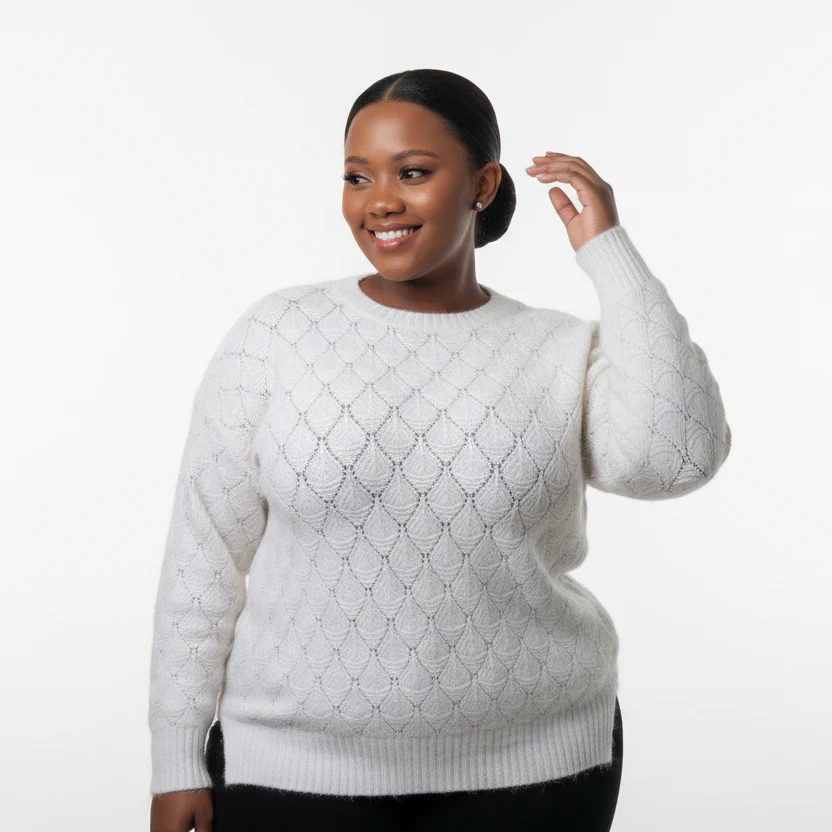 Round Neck Knitted Top - Image 2