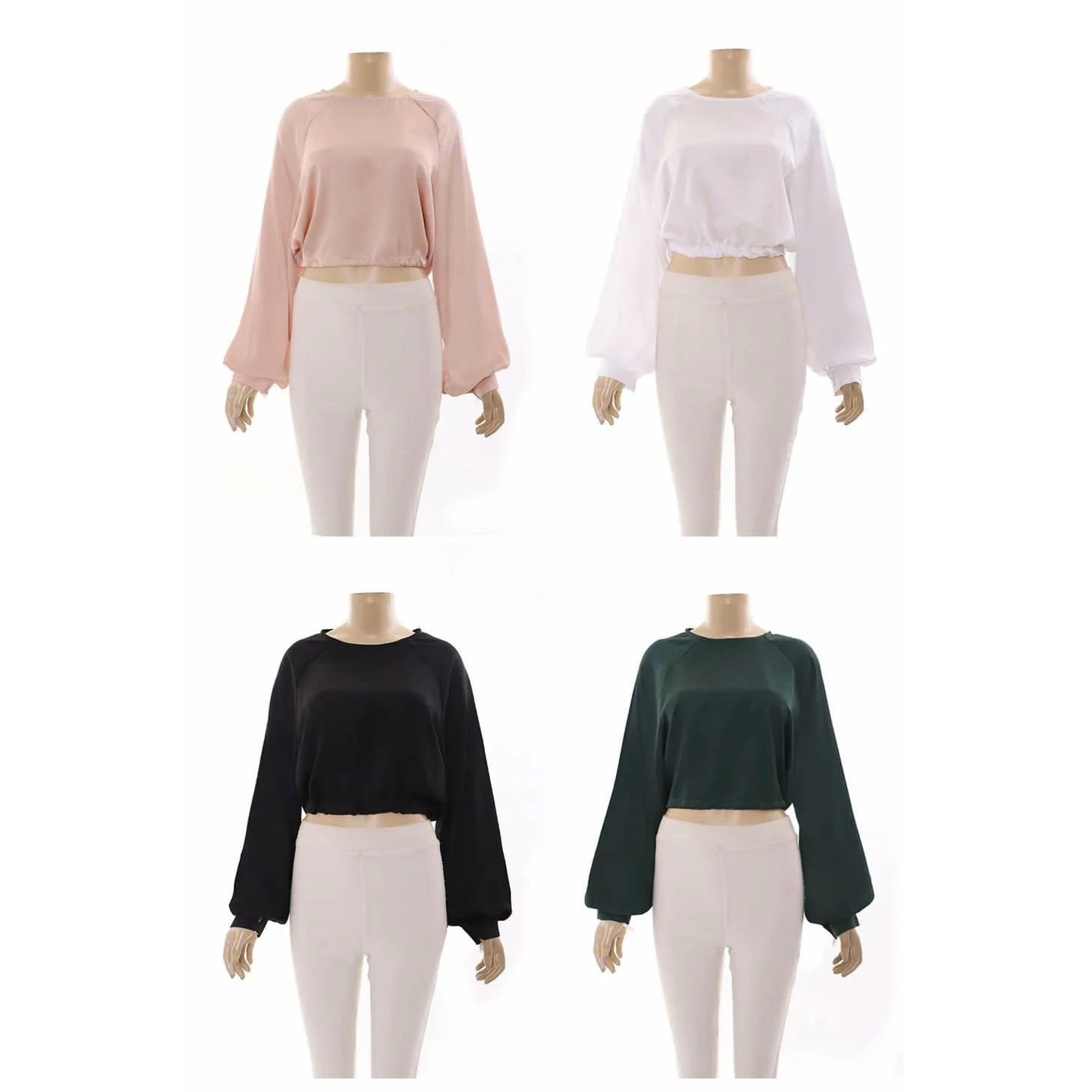 Round Neck Long Sleeve Top - Image 2
