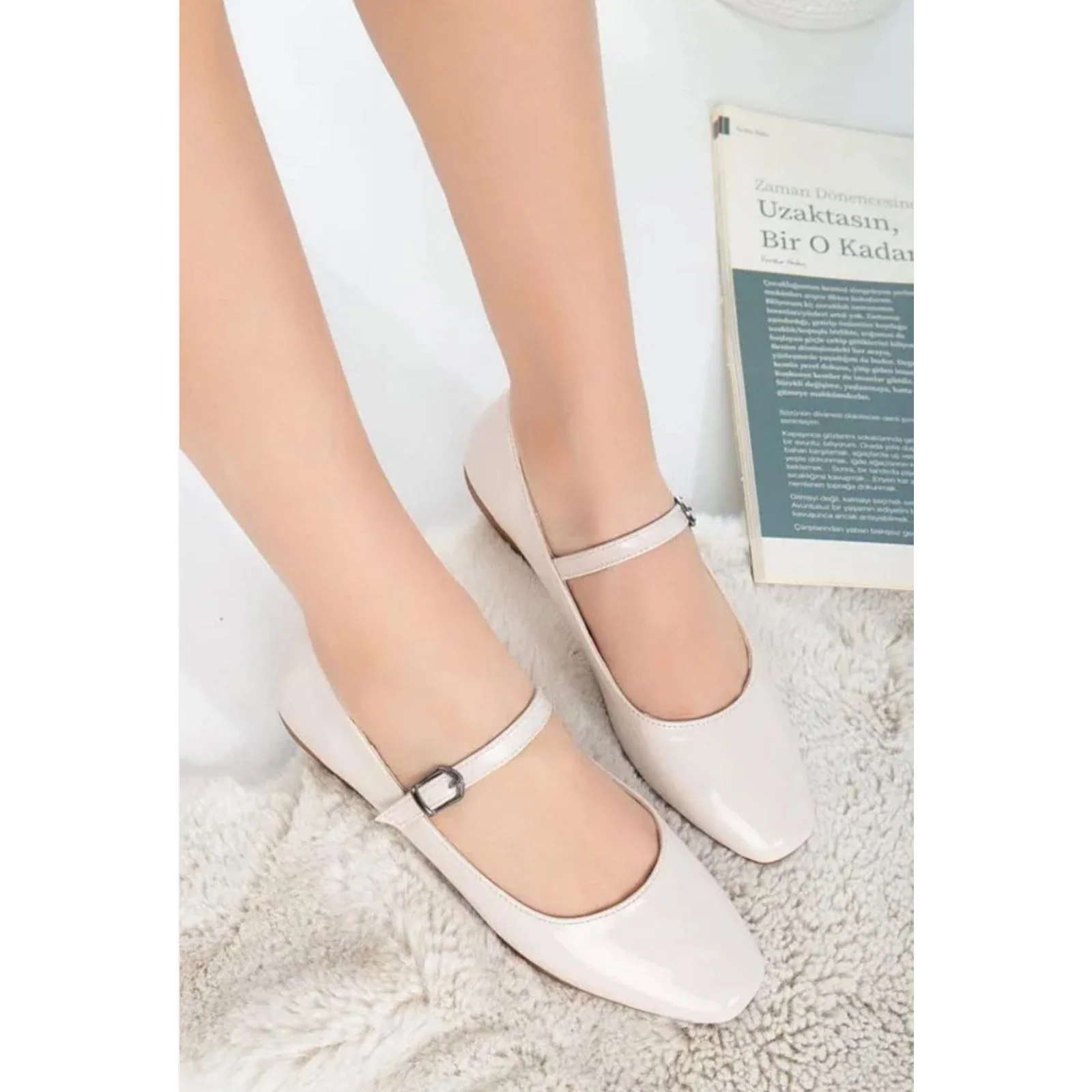 Round Toe Flat Cute Sweet Pumps. - Image 3