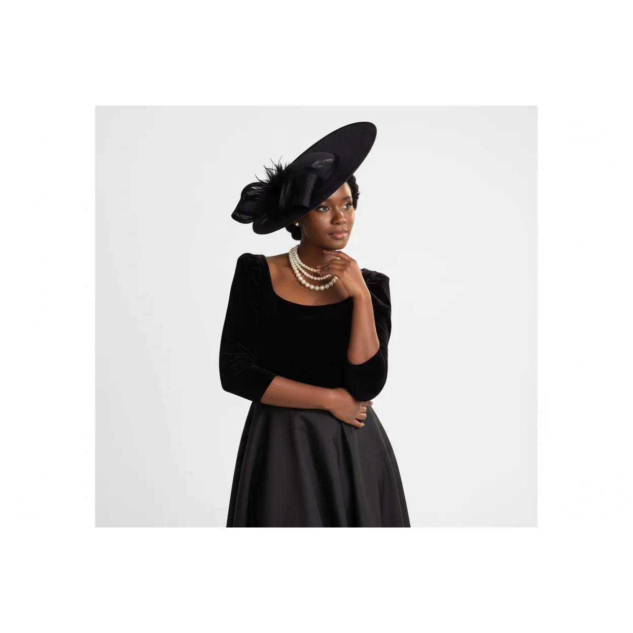 Royal Ascot Big Fascinator Formal Hat - Image 6