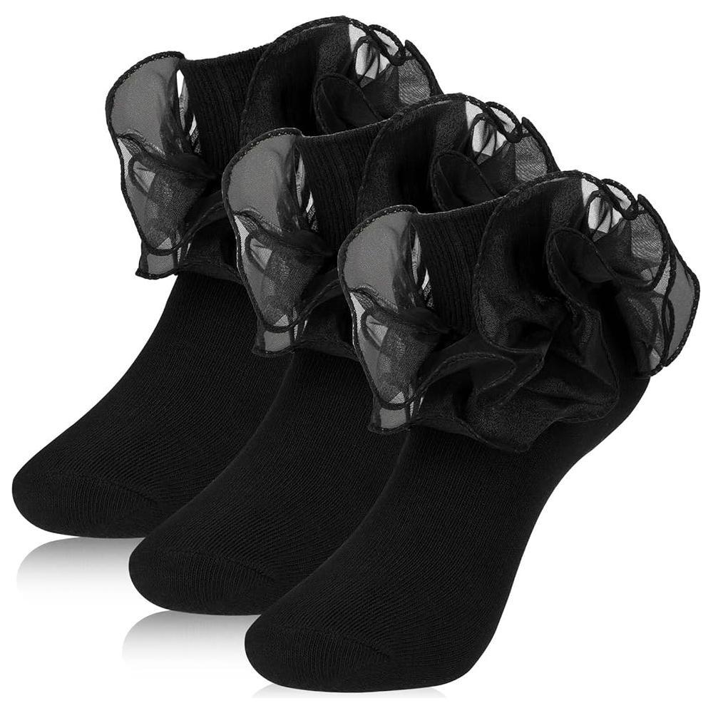 Ruffle  Ankle Stocking Socks - Image 7