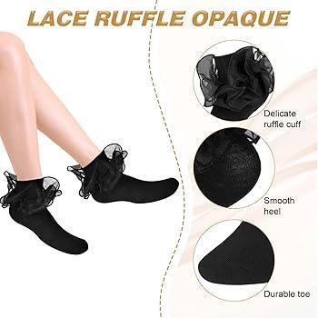 Ruffle  Ankle Stocking Socks - Image 8