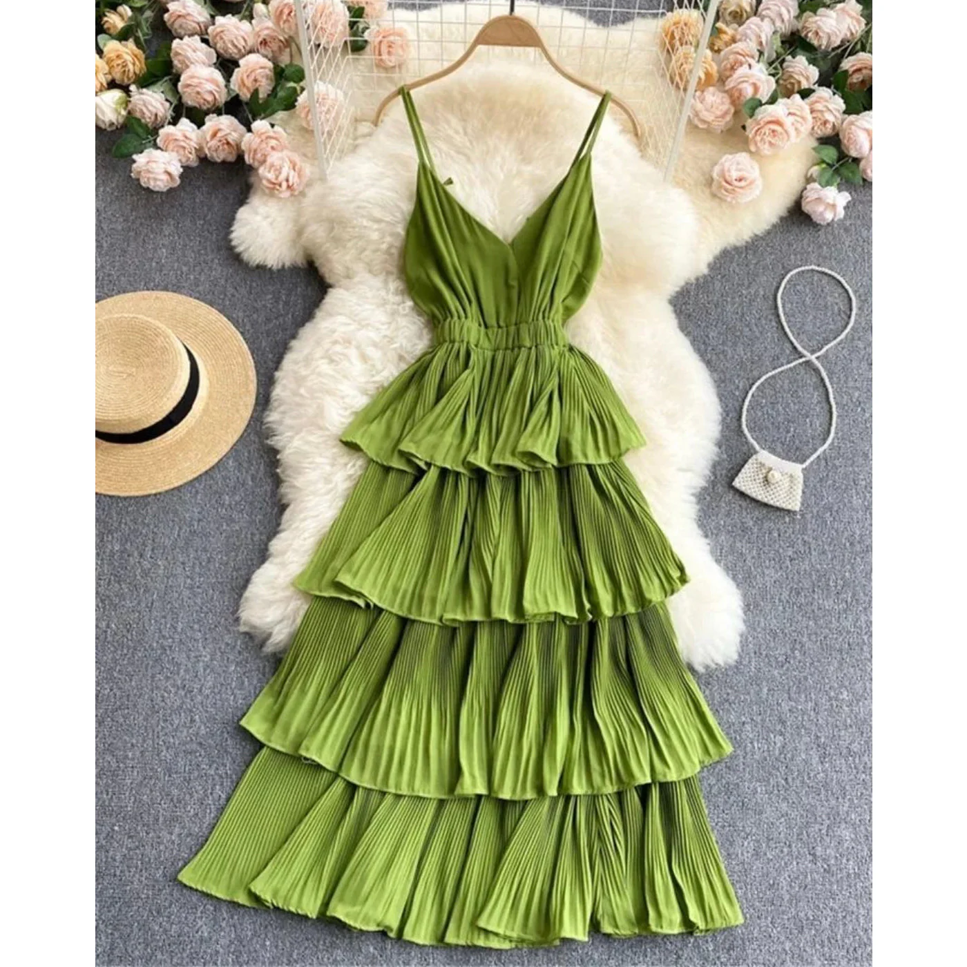 Ruffle Beach Summer Dress - Image 2