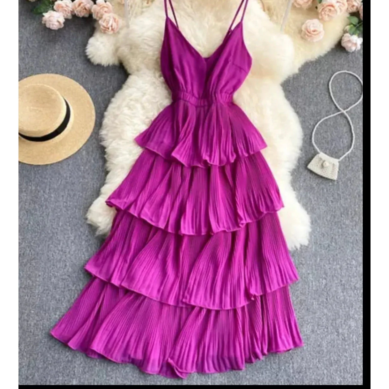 Ruffle Beach Summer Dress - Image 3