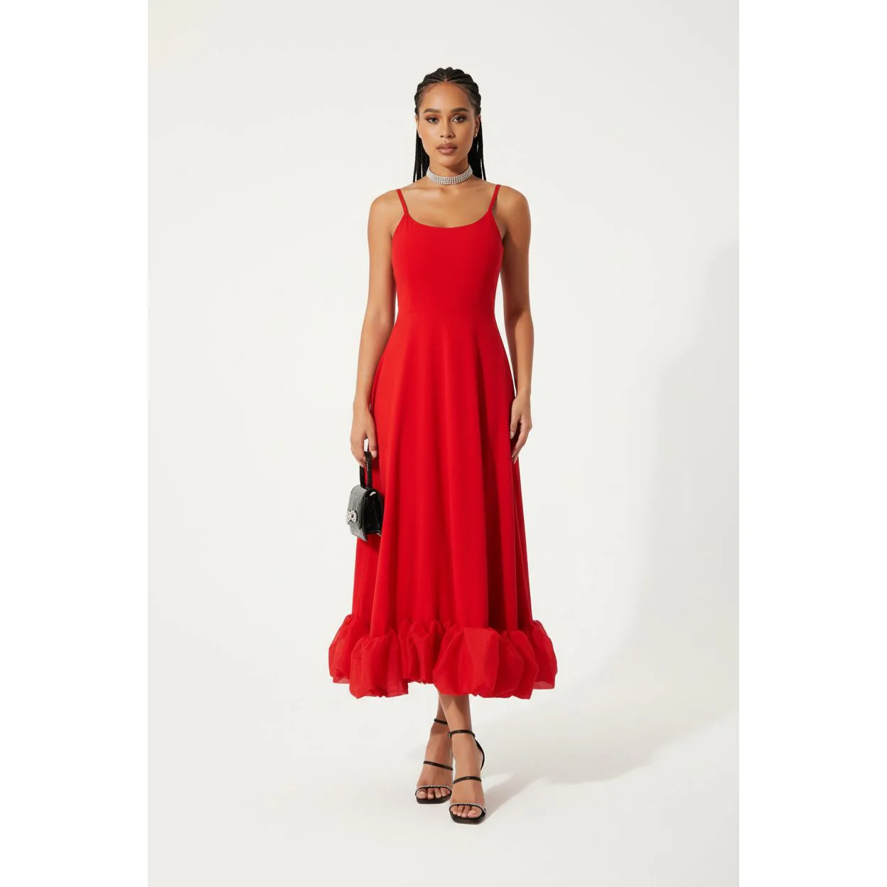 Ruffle Hem Dress
