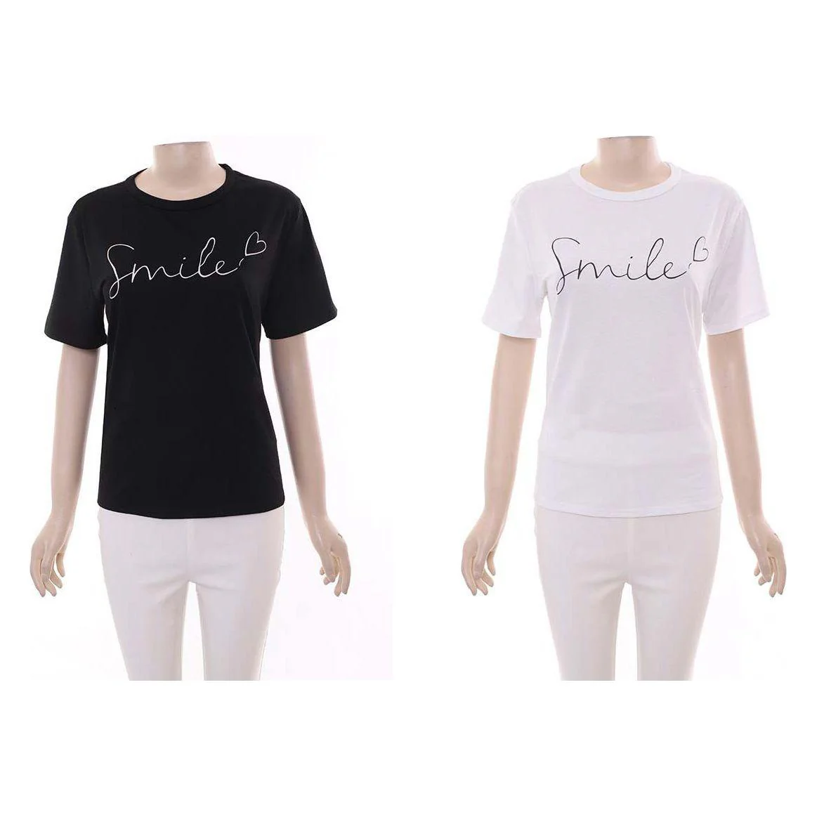 Smile Printed T-Shirt - Image 3