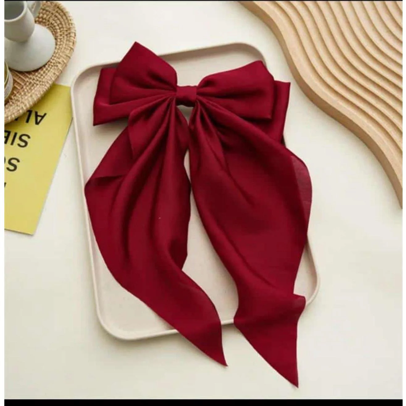 Satin Ribbon Bow. - Image 5
