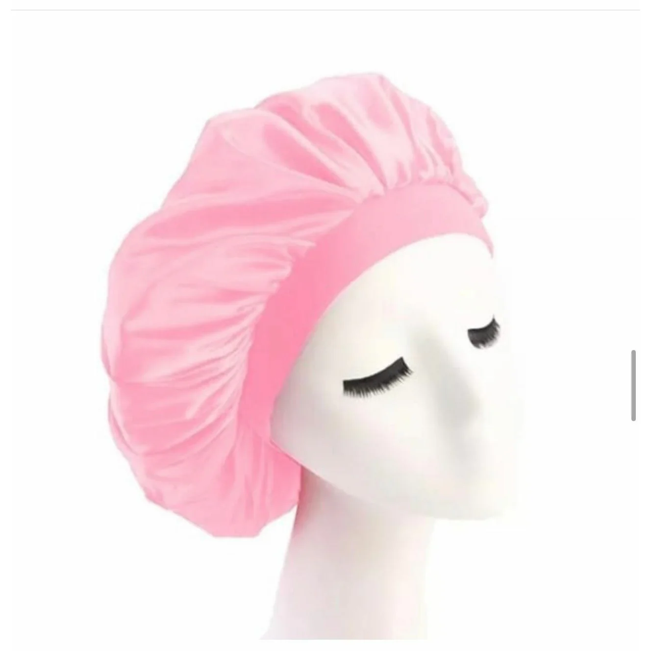 Satin Hair Bonnet Bed Hat Head Cover - Image 10