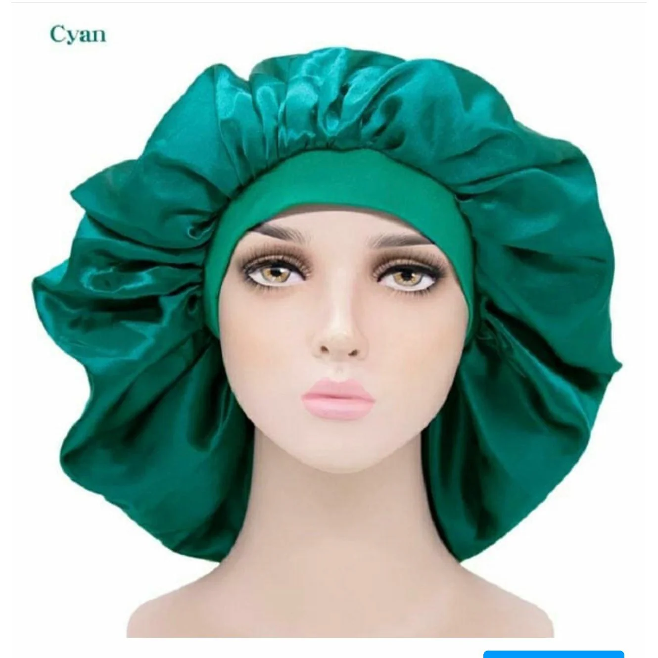 Satin Hair Bonnet Bed Hat Head Cover - Image 8