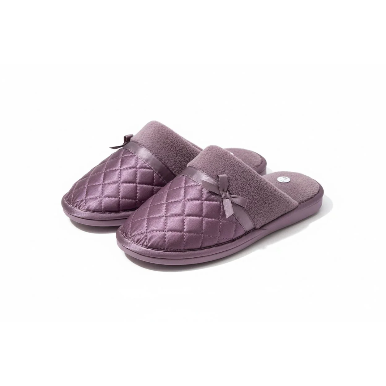 Satin Quilted Winter InHouse Slippers - Image 5