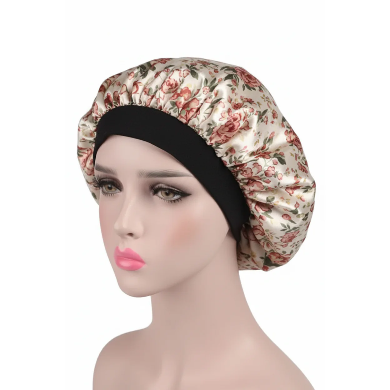 Satin Silk Bonnet Soft Satin Night Sleep Hat - Image 2