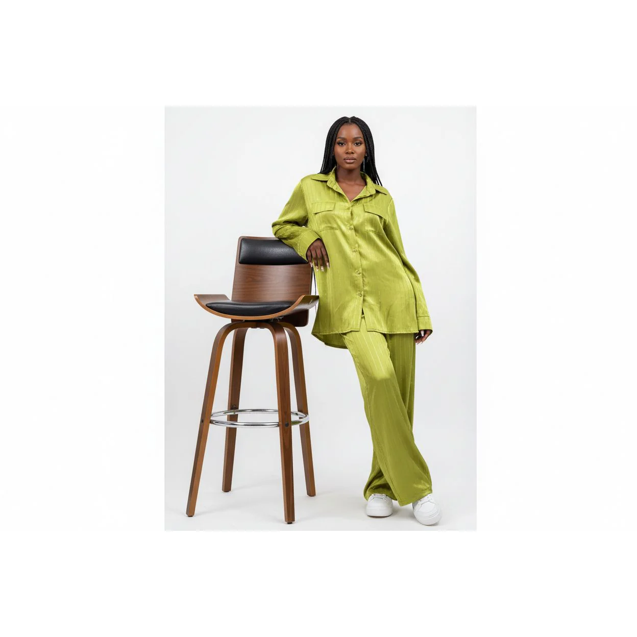 Sequin shirt and pants set - Image 2