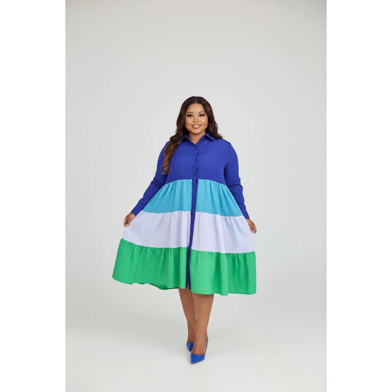 Sexy Babydoll Midi Dress