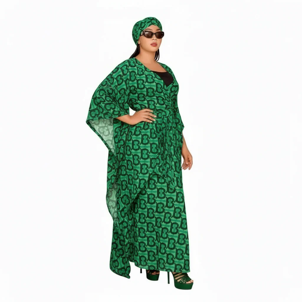 Dashiki Caftan Bubu Sexy Maxi Dress - Image 3