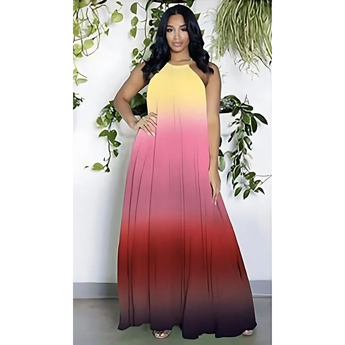 Sexy Backless Maxi Dress - Image 3