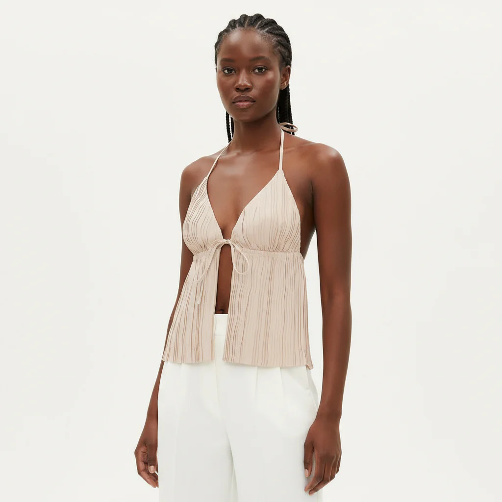 Sexy Backless V-Neck Top - Image 5